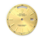 Rolex Day-Date Dial in 14K Yellow Gold, 28mm