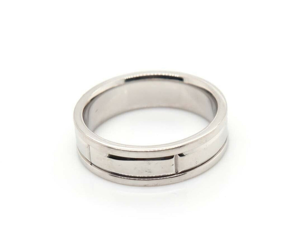 Gents Christian Bernard Groove  Wedding Band