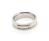 Gents Christian Bernard Groove  Wedding Band