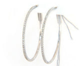 New 0.25ctw Diamond Hoop Earrings in 14K