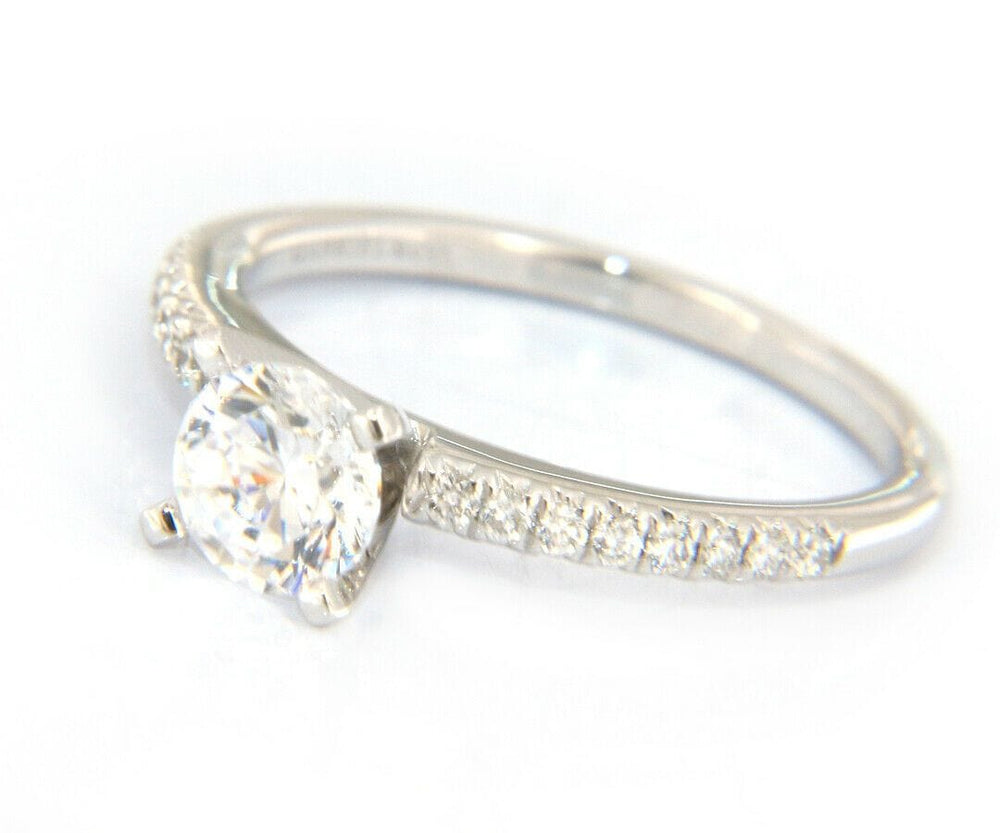 New Gabriel & Co. 0.15ctw Diamond Straight Semi Mount Ring in 14K