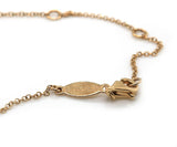 New Gabriel & Co. 0.11ctw Pave Diamond Octagon Pendant Necklace in 14K