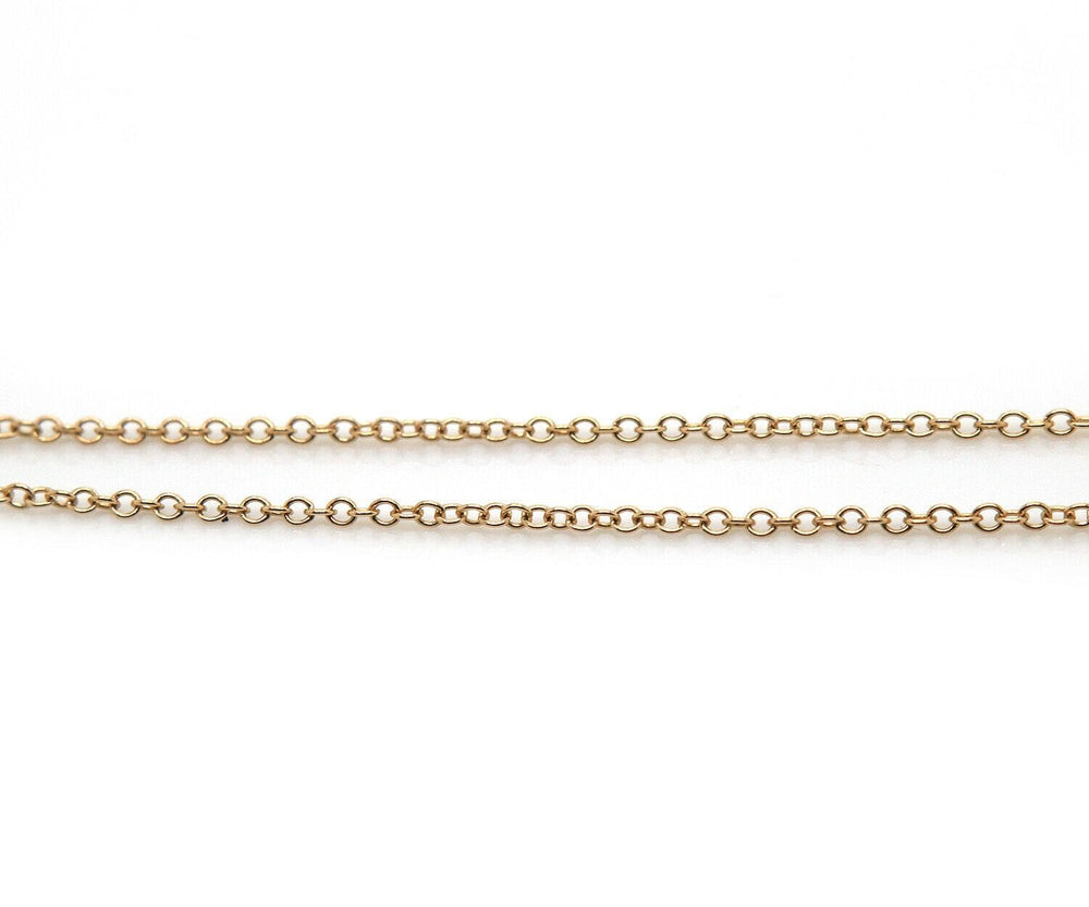 New Gabriel & Co. Curved Bar Multi Strand Fringe Necklace in 14K