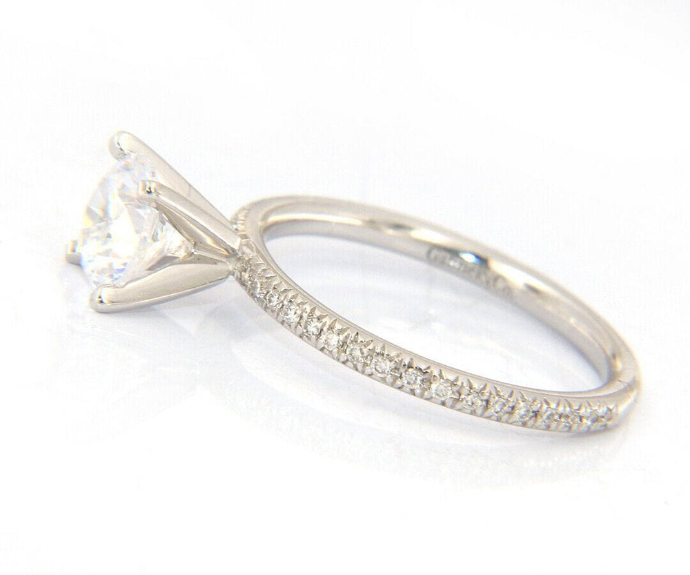 New Gabriel & Co. Diamond Straight Semi Mount Ring in 14K