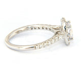 New Gabriel & Co. Diamond Halo Semi Mount Ring in 14kt