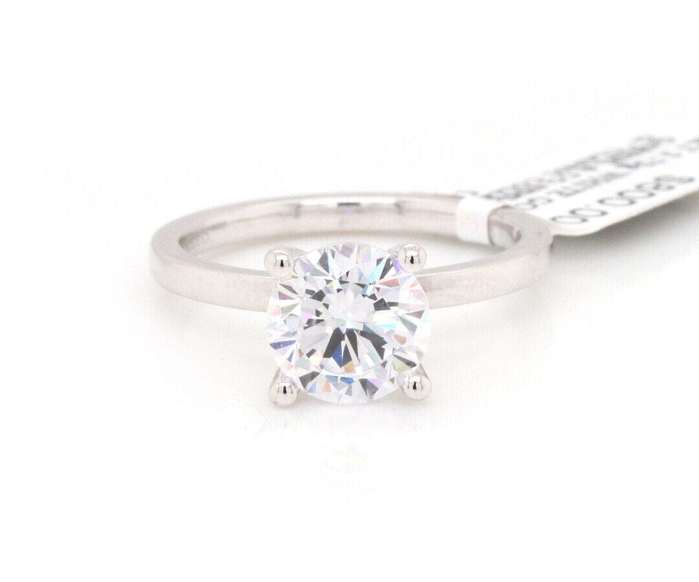 New Gabriel & Co. Classic Collection Solitaire Semi Mount Ring in 14K