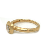 New Gabriel & Co. 0.09ctw Pave Diamond Ring in 14K