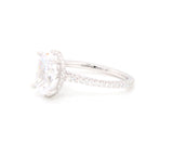 New Gabriel & Co. 0.59ctw Diamond Halo Semi Mount Ring in 14K