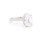 New Gabriel & Co. 0.59ctw Diamond Halo Semi Mount Ring in 14K