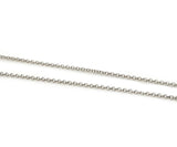 0.33ct Diamond Bezel Set Solitaire Necklace in 14K