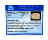 New 3.00ctw Diamond Multi Row Crossover Ring in 18K