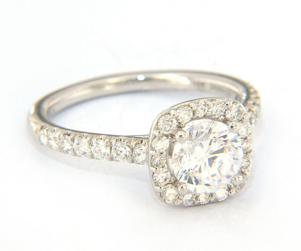 New Gabriel & Co. Diamond Halo Semi Mount Ring in 14kt
