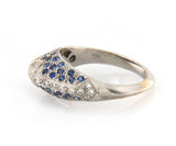 0.50ctw Sapphire and 0.15ctw Diamond Ring in 18K