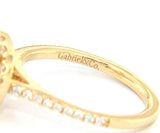 New Gabriel & Co. Oval Diamond Halo Semi Mount Ring in 14K