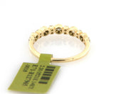 New 0.28ctw Diamond Bezel and Prong Set Band Ring in 14K