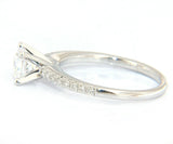 New Gabriel & Co. 0.15ctw Diamond Straight Semi Mount Ring in 14K