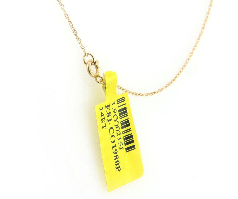 New 0.40ctw Round and Baguette Diamond Flower Pendant Necklace in 14K