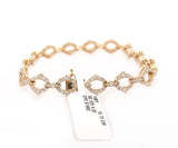 New 4.00ctw Diamond Open Link Bracelet in 14K