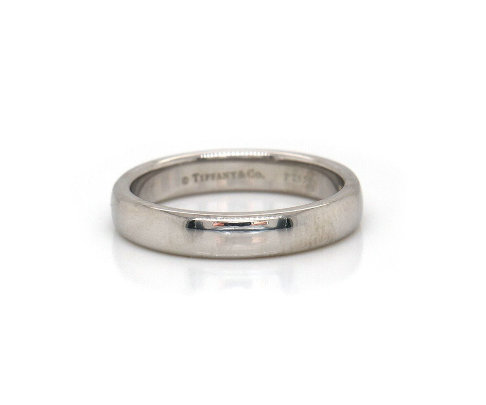 Tiffany & Co. Lucida Single Radiant Diamond Wedding Band Ring in Platinum