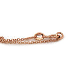 0.56ctw Diamond Solitaire Pendant Necklace 14K Rose Gold W/ Cert