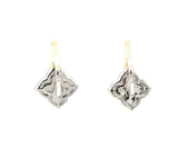 New Frederic Sage 1.02ctw Diamond Fleur D’Amour Earrings in 14K
