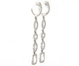 New Odelia 1.03ctw Diamond Mixed Shape Dangle Earrings in 18K