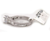 0.36 CTW Frederic Sage Side Baguette Diamond Semi Mount Ring In 14K