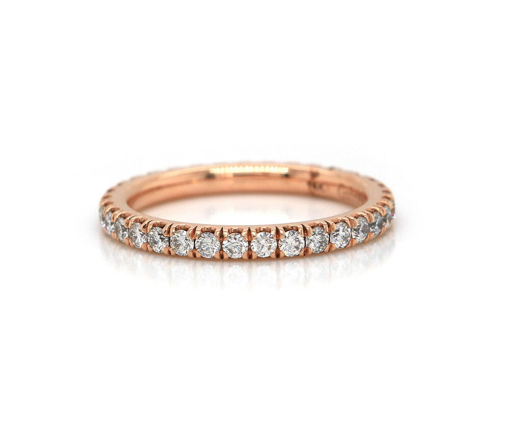 New Gabriel & Co. 0.75ctw Diamond Eternity Band Ring in 14K