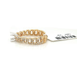 New 0.56ctw Diamond Link Semi Mount Ring in 14K