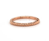 New Gabriel & Co. Twisted Rope Stackable Band Ring in 14K