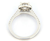New Gabriel & Co. Diamond Halo Semi Mount Ring in 14kt