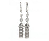 New Gabriel & Co. 0.55ctw Diamond Tassel Dangle Earrings in 14K