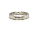 Tiffany & Co. Lucida Single Radiant Diamond Wedding Band Ring in Platinum