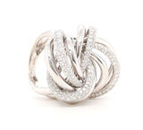 Odelia 3.00ctw Diamond Multi Swirl Cocktail Ring in 18K
