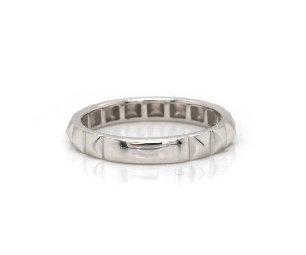 New Gabriel & Co. Pyramid Stud Band Ring in 14K