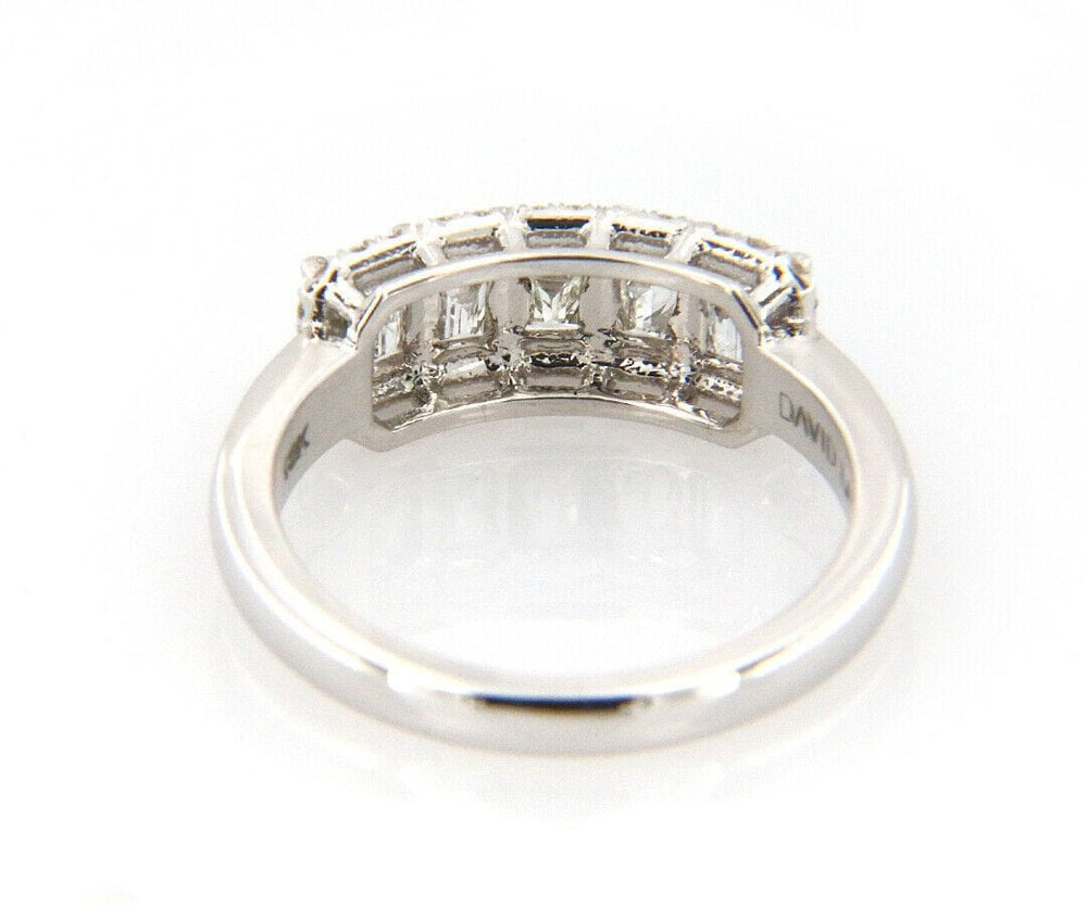 1.14ctw Baguette and Round Diamond Ring in 18K
