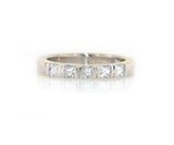 0.30ctw Princess Diamond Anniversary Band Ring in 18K