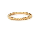 New Gabriel & Co. Twisted Rope Stackable Band Ring in 14K