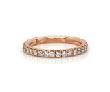 New Gabriel & Co. 0.75ctw Diamond Eternity Band Ring in 14K