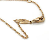 New Gabriel & Co. Curved Bar Multi Strand Fringe Necklace in 14K