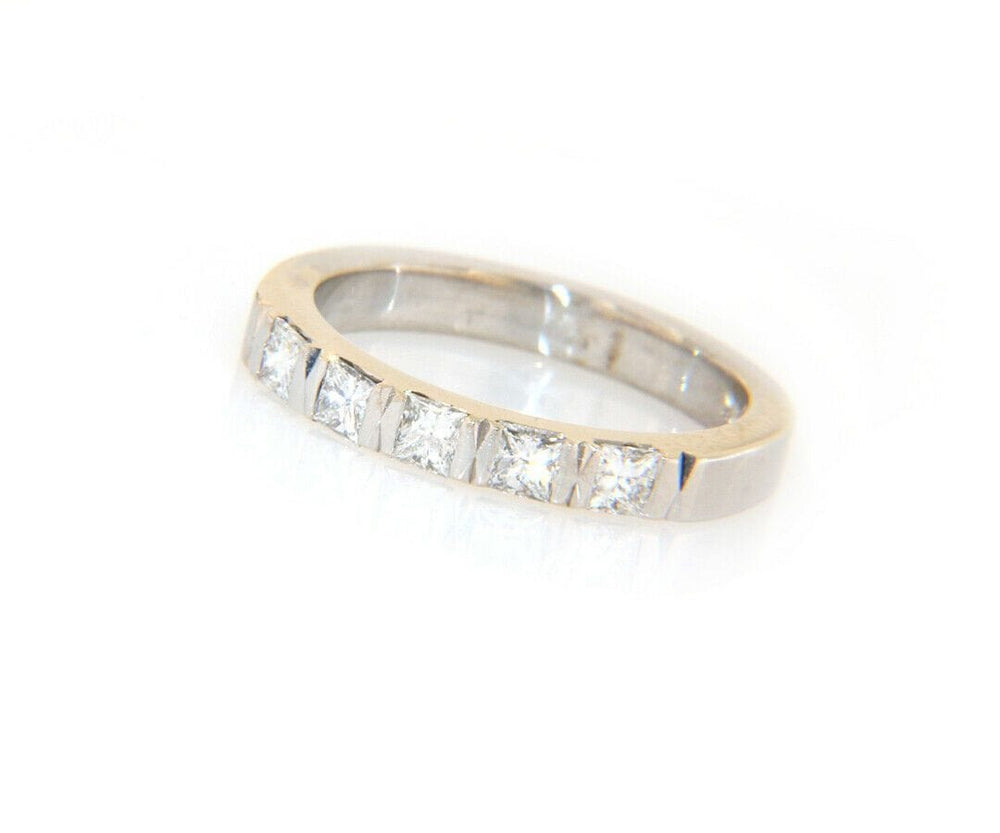 0.30ctw Princess Diamond Anniversary Band Ring in 18K