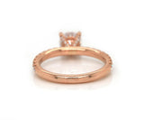 New Gabriel & Co. 0.54ctw Diamond Straight Semi Mount Ring in 14K