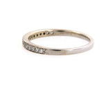 0.16ctw Diamond Slender Wedding Band Ring in 18K