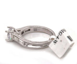 0.36 CTW Frederic Sage Side Baguette Diamond Semi Mount Ring In 14K