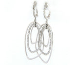 New Frederic Sage Diamond Layered Dangle Earrings in 14K