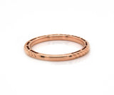 New Gabriel & Co. Twisted Rope Stackable Band Ring in 14K