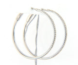 New 0.25ctw Diamond Hoop Earrings in 14K