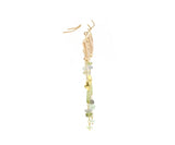 EVE Goddess Multistone Dangle Earrings in 18K