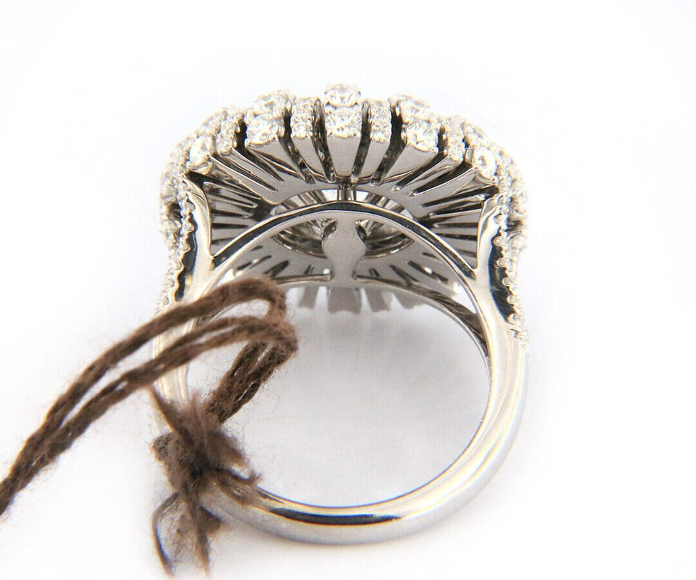 New Frederic Sage 1.45ctw Diamond Rose Flower Semi Mount Ring in 14K