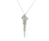 New 0.64ctw Diamond Floating Kite Pendant Necklace in 14K